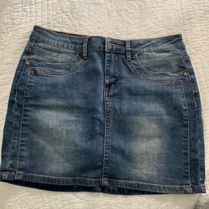 Cotton On Denim Mini Skirt-Size 4